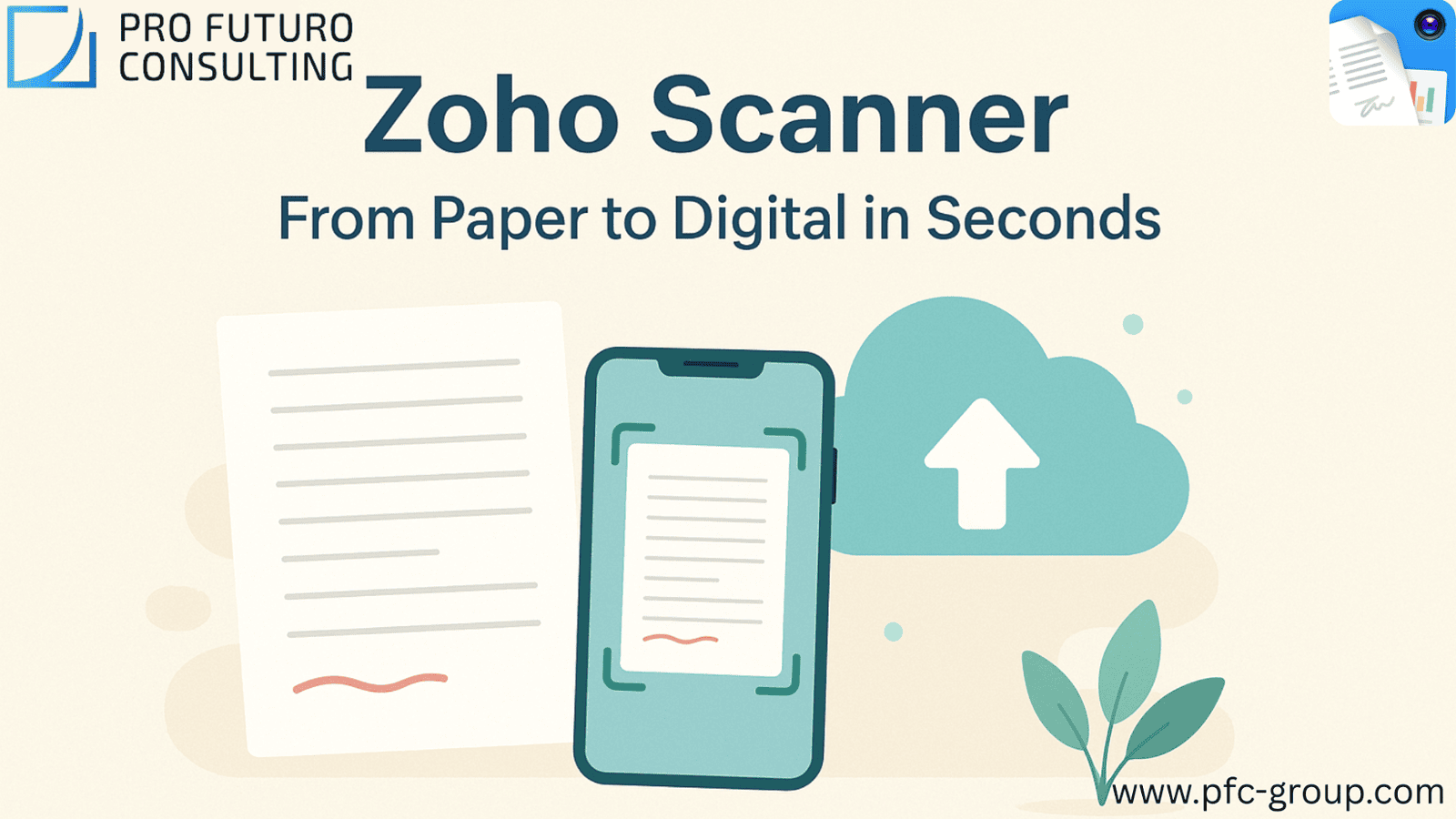 Zoho Scanner – From Paper to Digital in Seconds